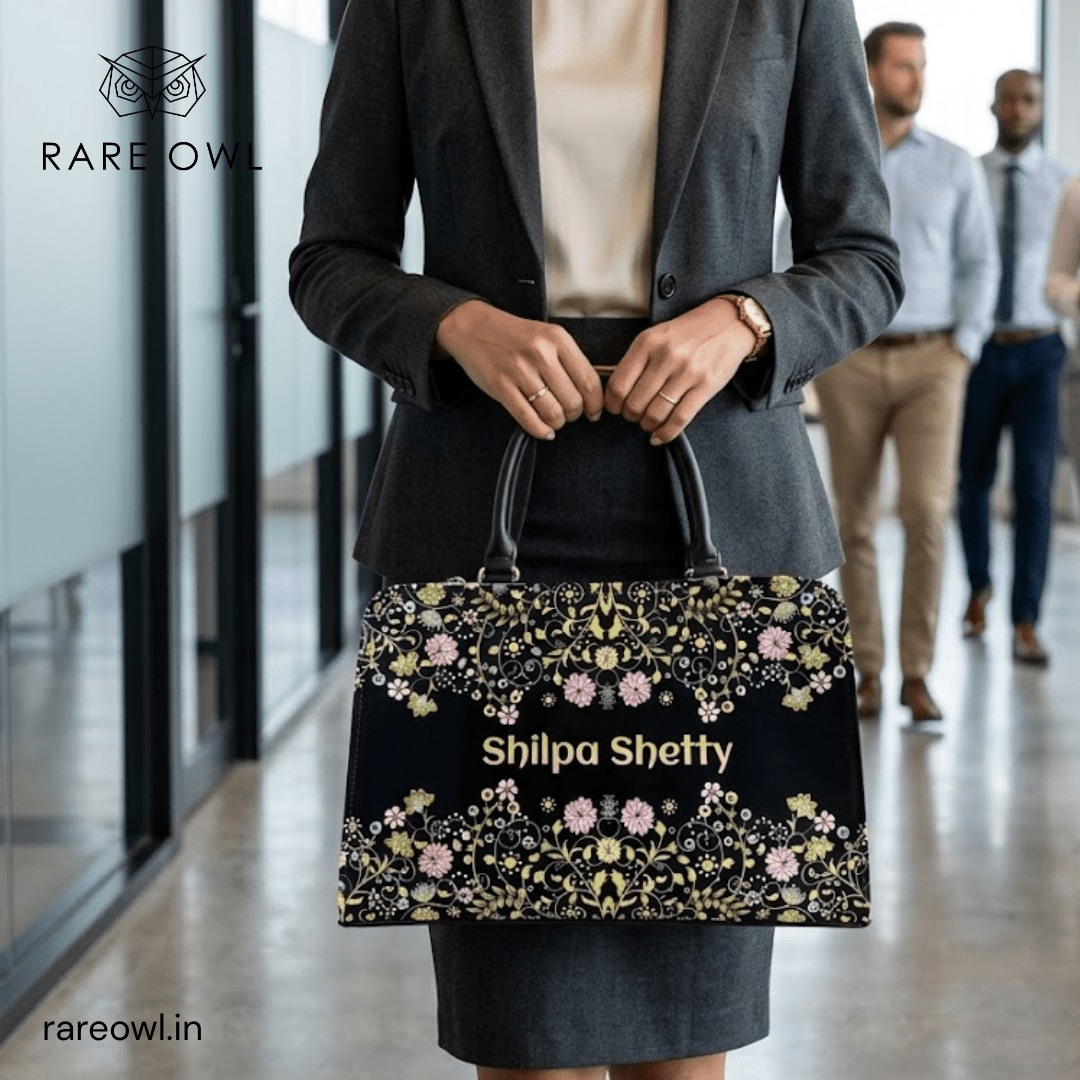 Celebrity-Inspired Gifting in India: Why Janhvi Kapoor Loves Her Rare Owl Customized Bag - Rare Owl
