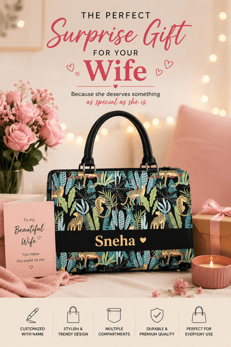 Surprise Gift for Wife: Make Her Day Special with a Personalized Tote Bag - Rare Owl