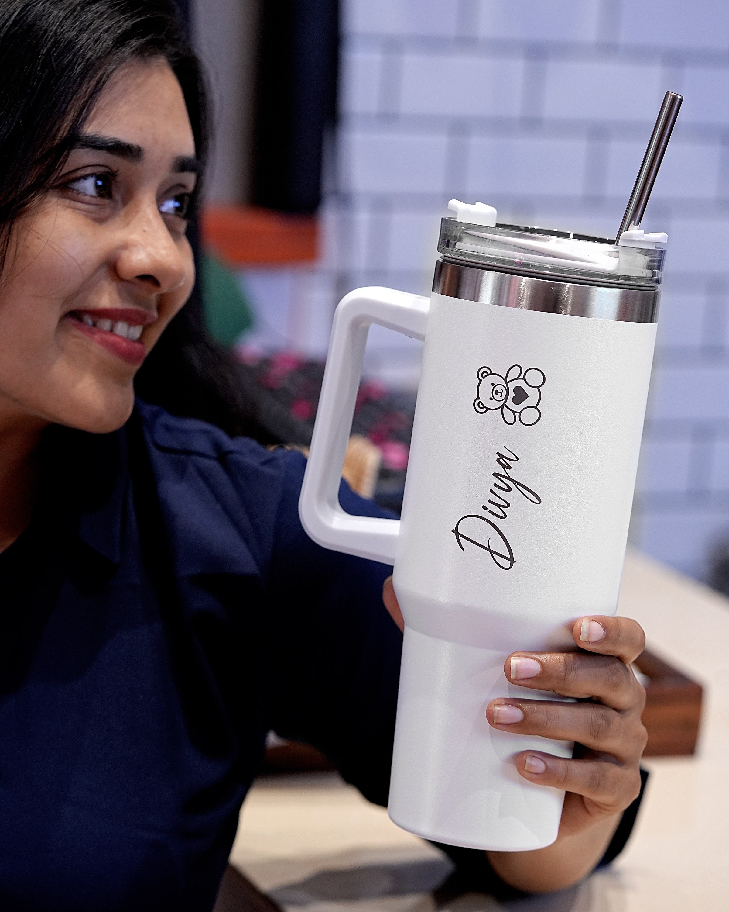 Mood Mug Customized Name & Emoji Tumbler