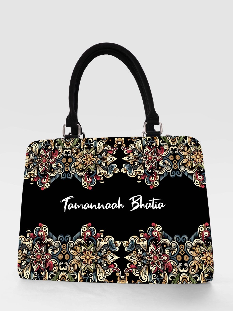 Antique Tapestry Customized Name Tote Bag for Women | Rare Canvas - Rare Owl
