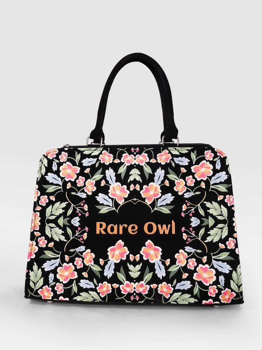 Blooming Art Customized Tote Bag for Women | Rare Canvas - Rare Owl