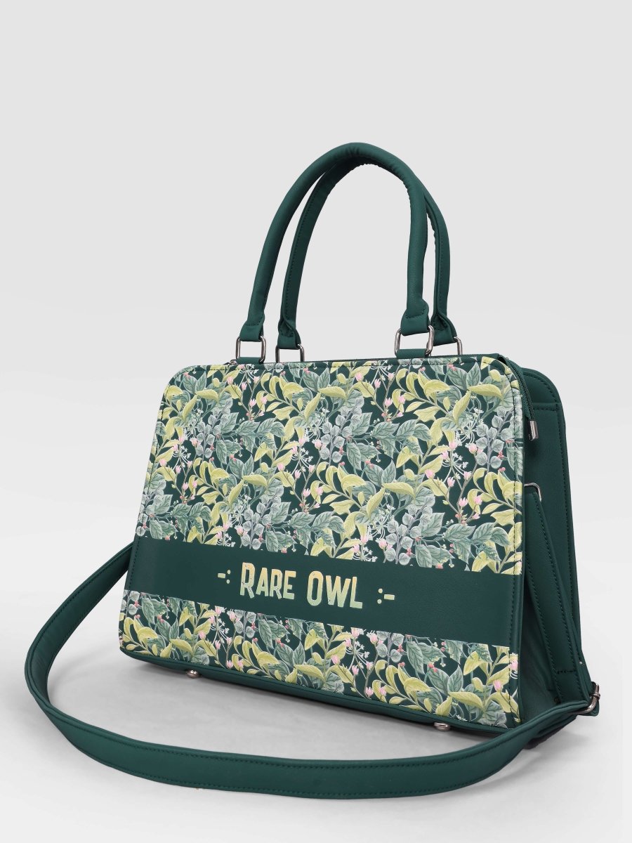 Botanical Grace Customized Tote Bag for Women | Rare Canvas - Rare Owl