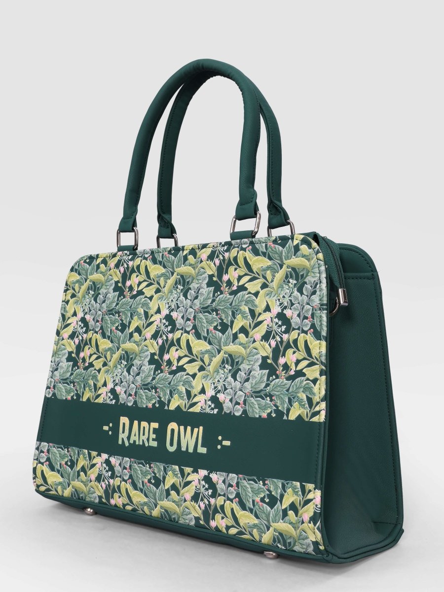 Botanical Grace Customized Tote Bag for Women | Rare Canvas - Rare Owl