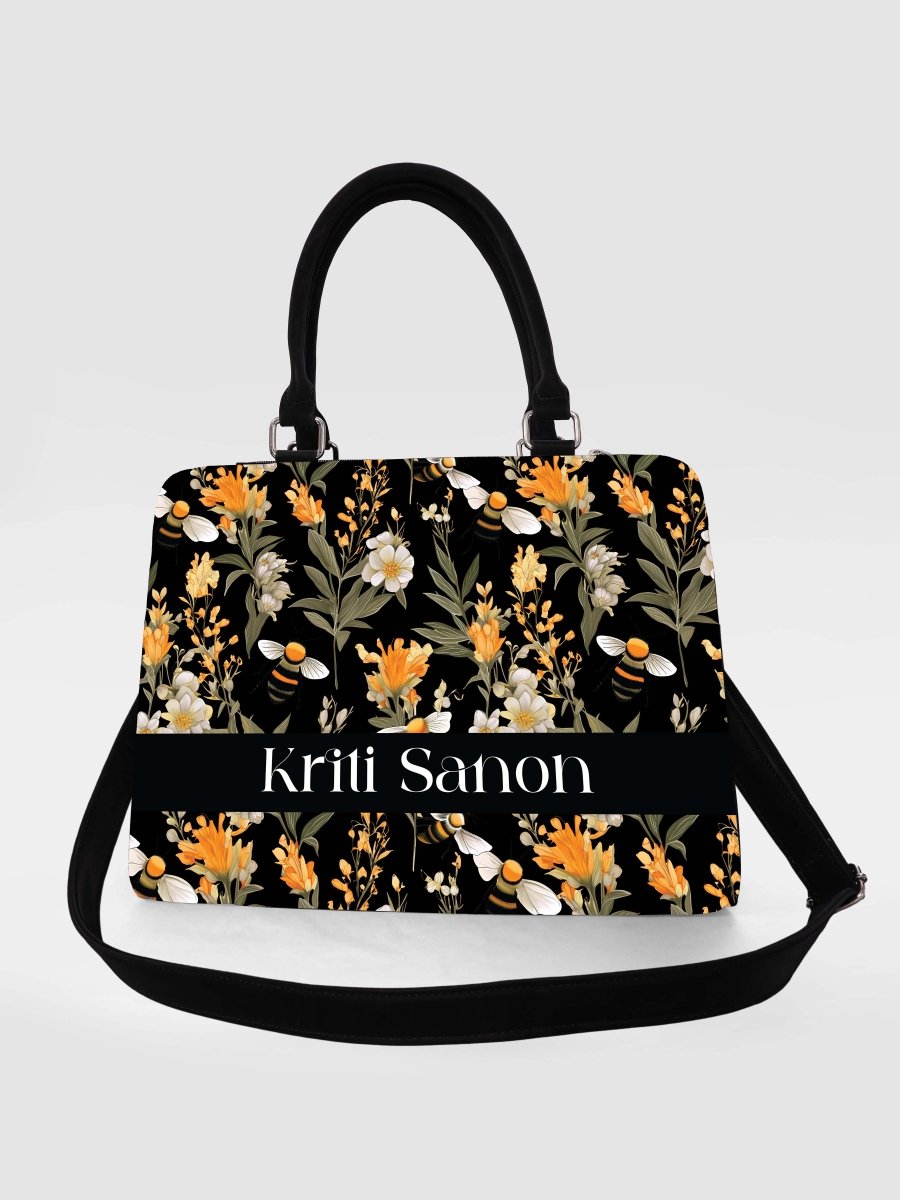 Bumble Honey Customized Name Tote Bag for Women | Rare Canvas - Rare Owl