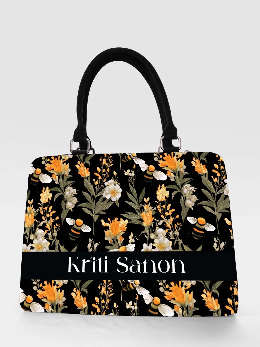 Bumble Honey Customized Name Tote Bag for Women | Rare Canvas - Rare Owl
