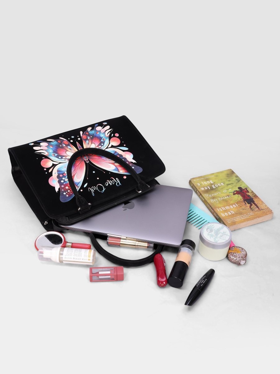 Butterfly Elegance Customized Tote Bag for Women | Rare Minimal - Rare Owl