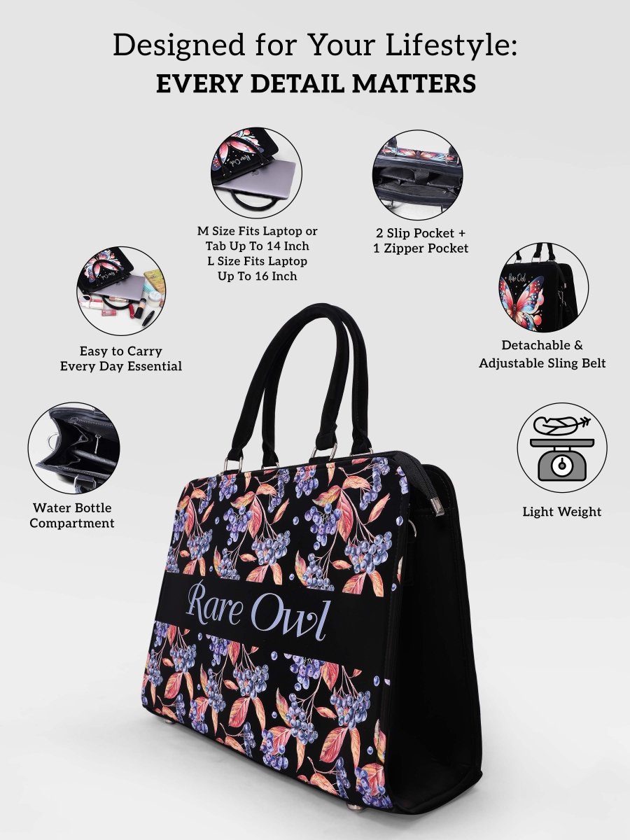 Cherry Orchard Customized Tote Bag for Women | Rare Canvas - Rare Owl