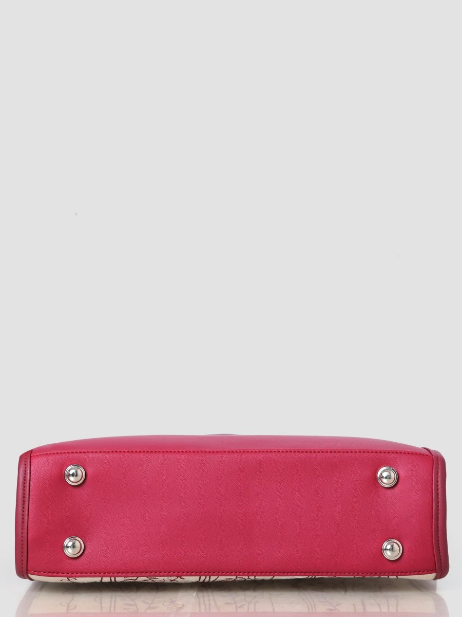 Crimson Bloom Curve Sling Bag - Rare Owl