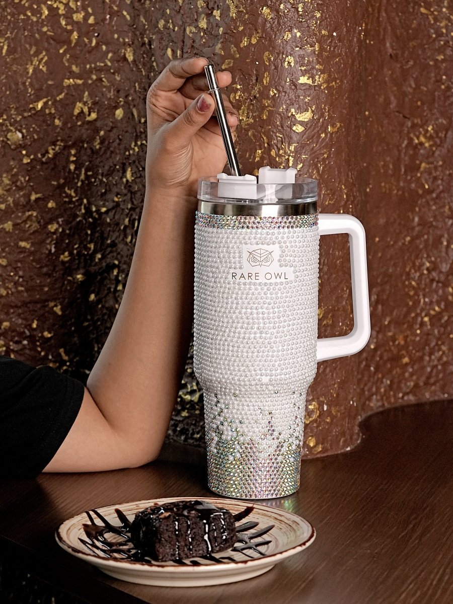 Crystal Luxe Customized Tumbler - Rare Owl