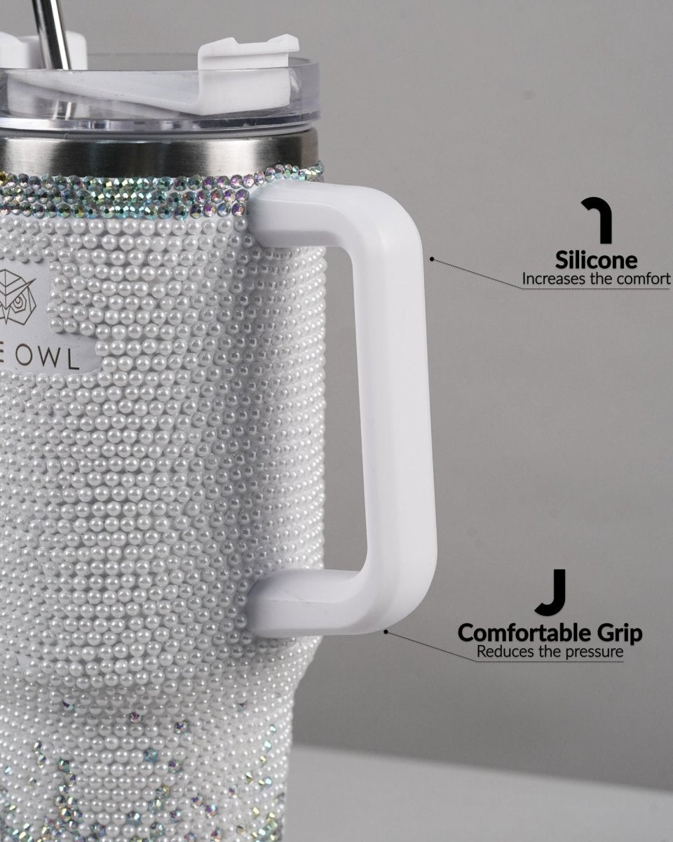 Crystal Luxe Customized Tumbler - Rare Owl