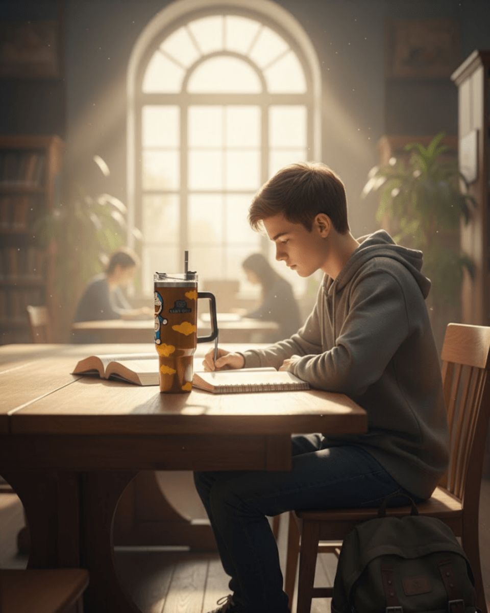 Doraemon Explorer 3D Hand Painted Customized Name Tumbler - Rare Owl