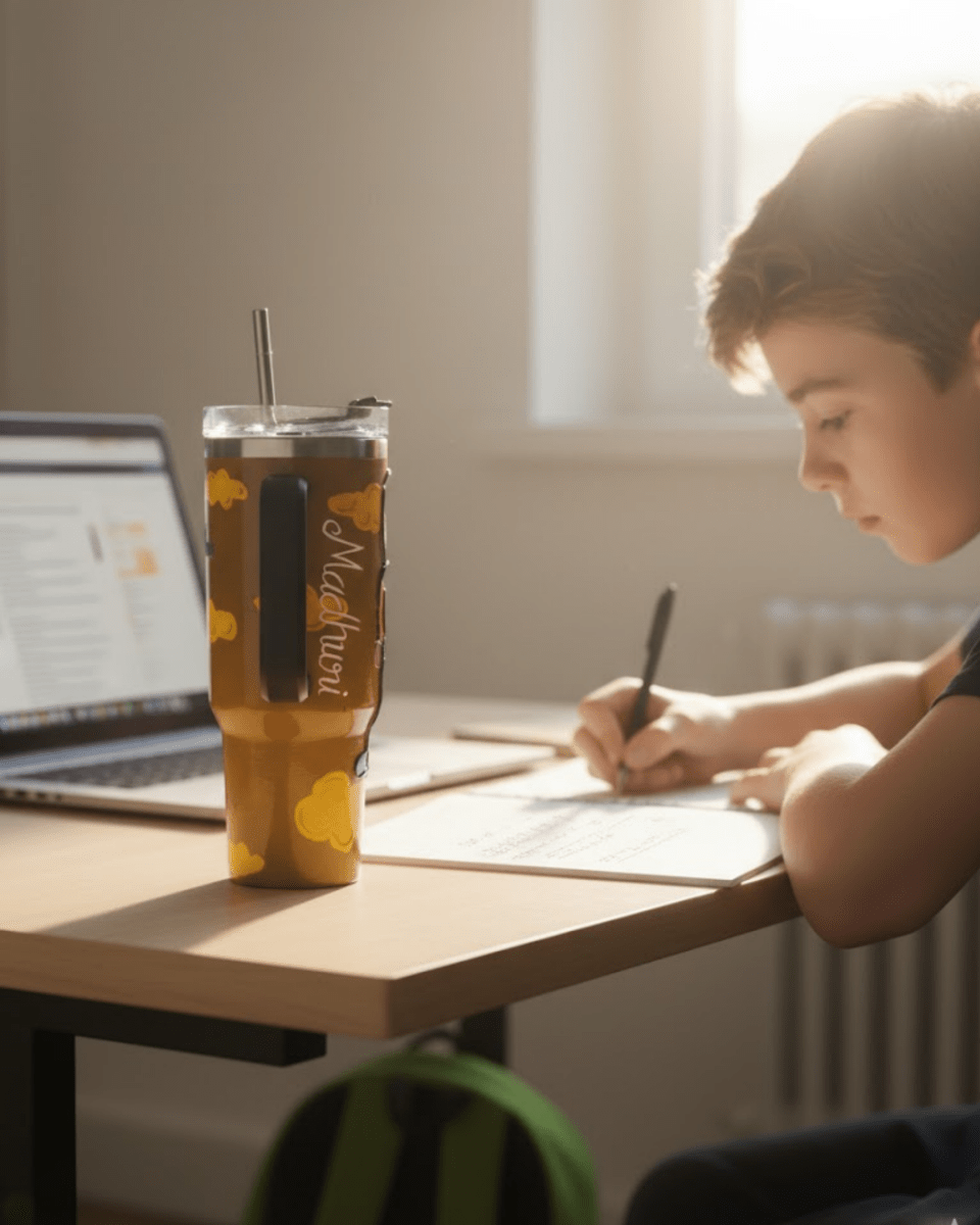 Doraemon Explorer 3D Hand Painted Customized Name Tumbler - Rare Owl