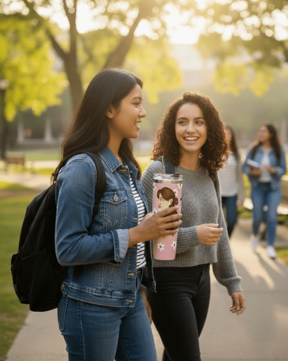 Dreamy Girl 3D Hand Painted Customized Name Tumbler - Rare Owl