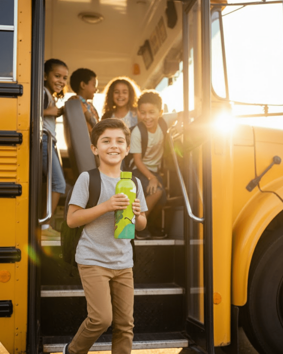 Elephant & Monkey Besties Inspired Customized 3D Hand Painted Kids Bottle – 500ml - Rare Owl