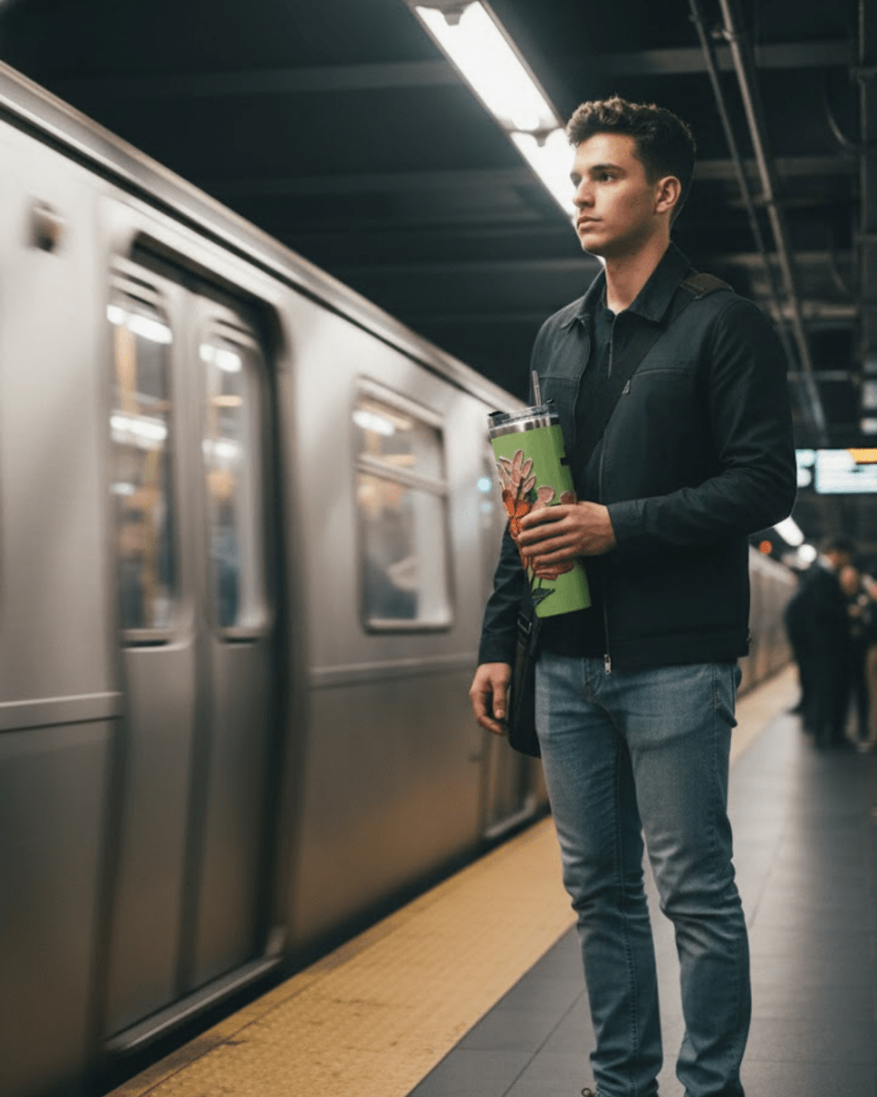 Floral Aura 3D Hand Painted Customized Name Tumbler - Rare Owl