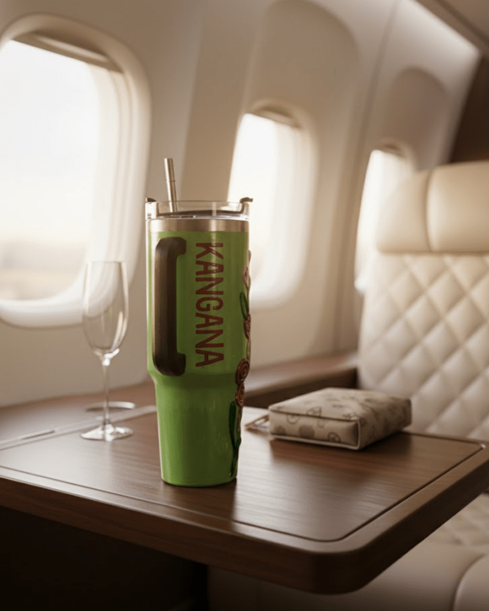 Floral Aura 3D Hand Painted Customized Name Tumbler - Rare Owl