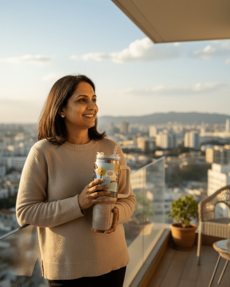 Golden Walk 3D Hand Painted Customized Name Tumbler - Rare Owl
