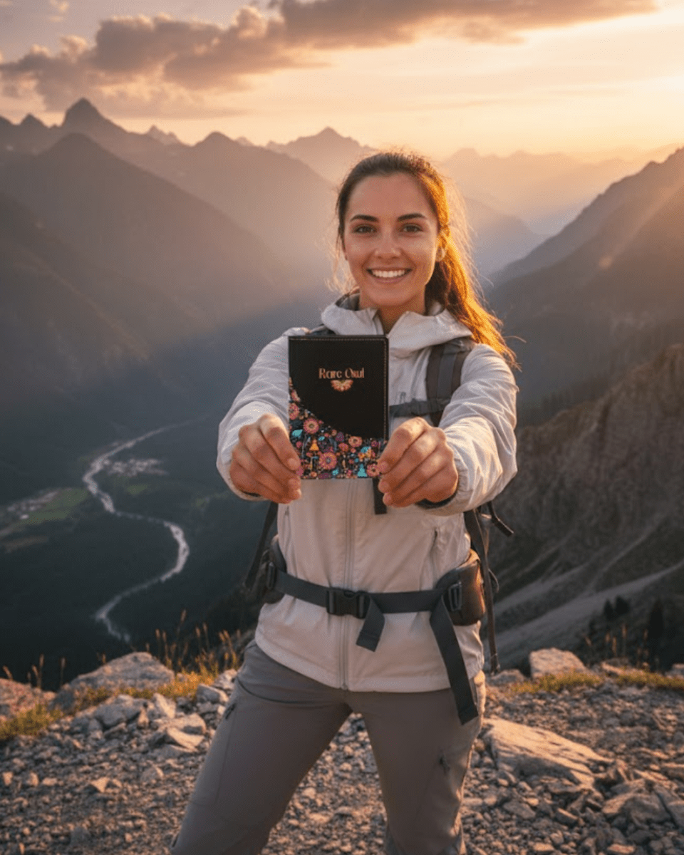 Harmony Haven Customized Name Passport Cover - Rare Owl