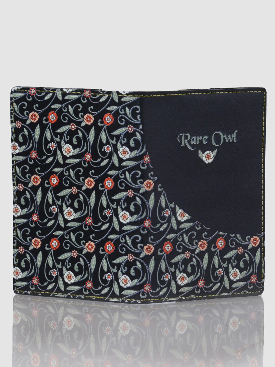 Leafy Serenity Customized Passport Cover - Rare Owl