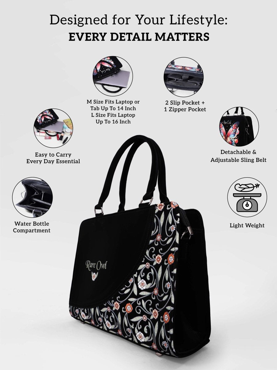 Leafy Serenity Customized Tote Bag for Women | Rare Curve - Rare Owl