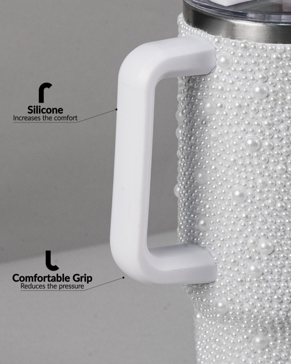 Pearl White Customized Tumbler - Rare Owl