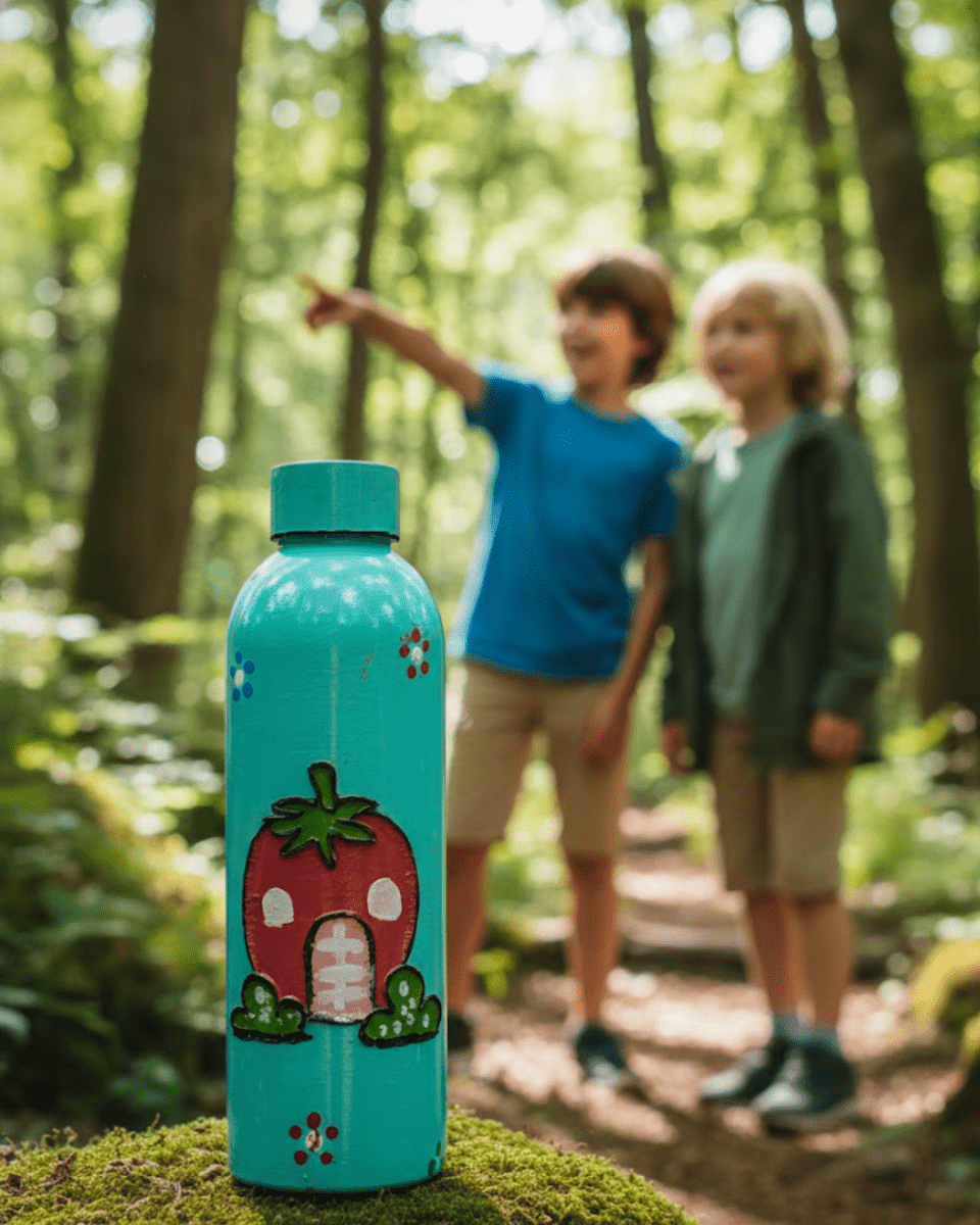 Penguin Buddy Inspired Customized 3D Hand Painted Kids Bottle – 500ml - Rare Owl