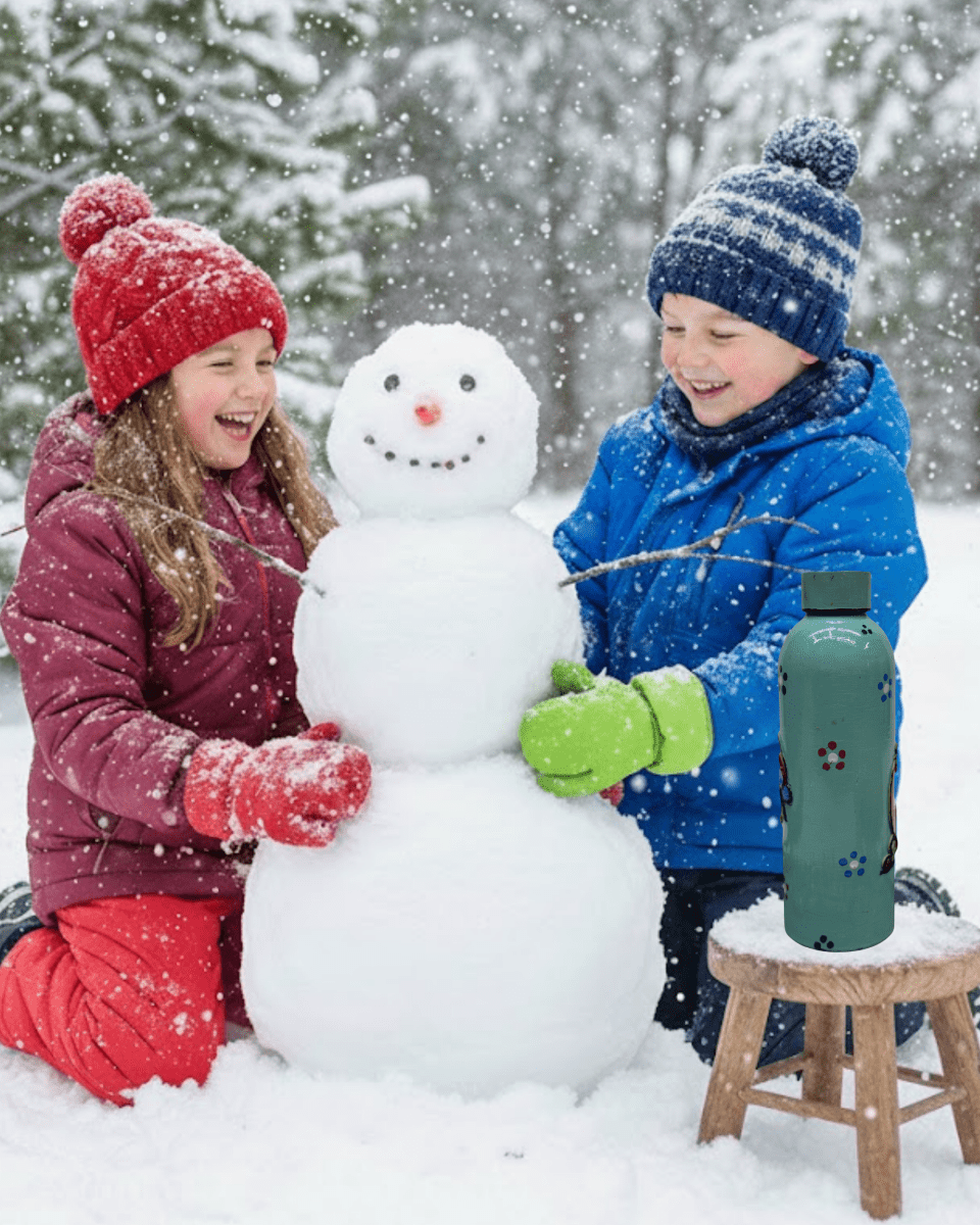 Penguin Buddy Inspired Customized 3D Hand Painted Kids Bottle – 500ml - Rare Owl