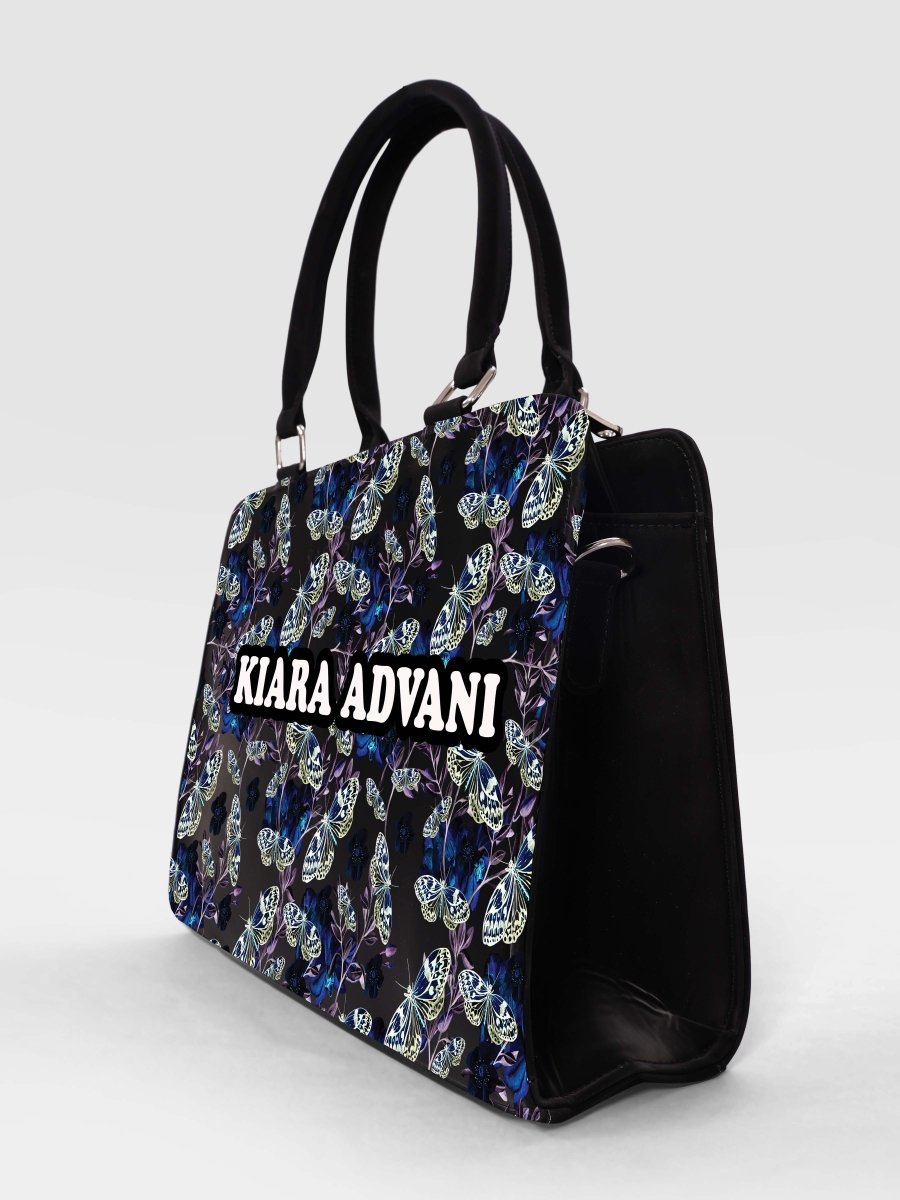 Periwinkle Flight Customized Name Tote Bag for Women | Rare Canvas - Rare Owl