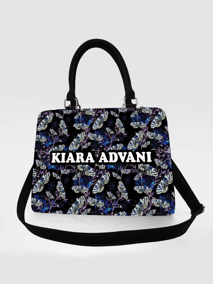 Periwinkle Flight Customized Name Tote Bag for Women | Rare Canvas - Rare Owl