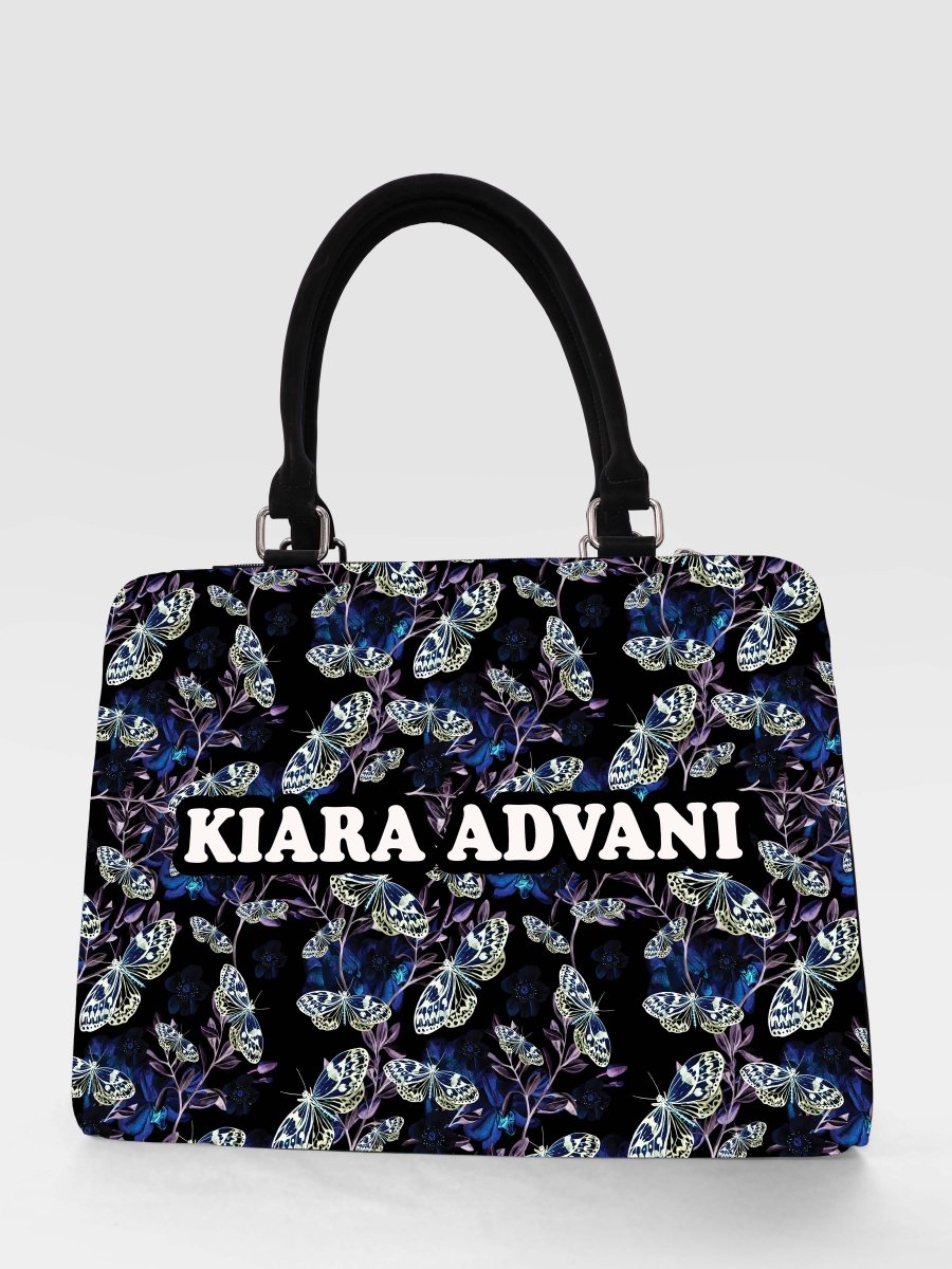 Periwinkle Flight Customized Name Tote Bag for Women | Rare Canvas - Rare Owl