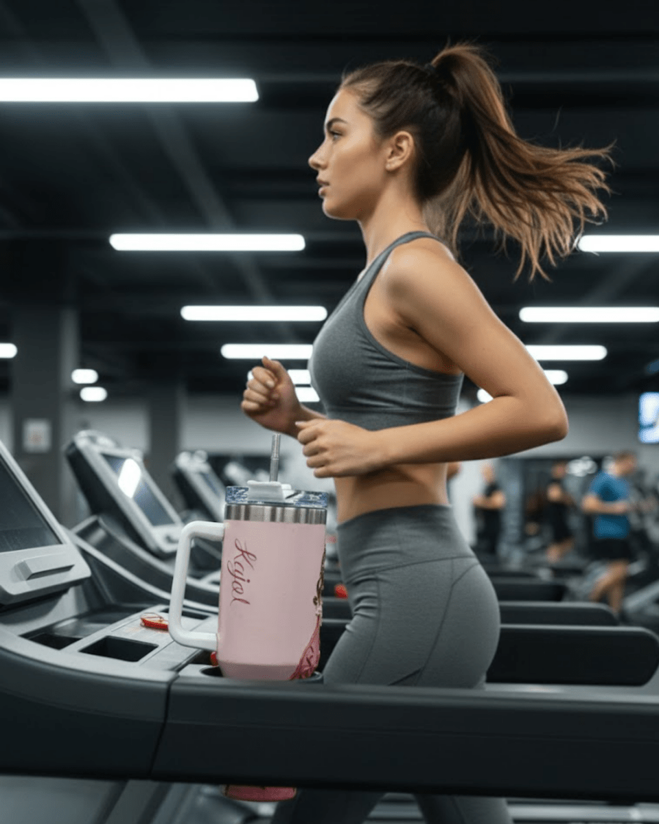 Pink Princess 3D Hand Painted Customized Name Tumbler - Rare Owl