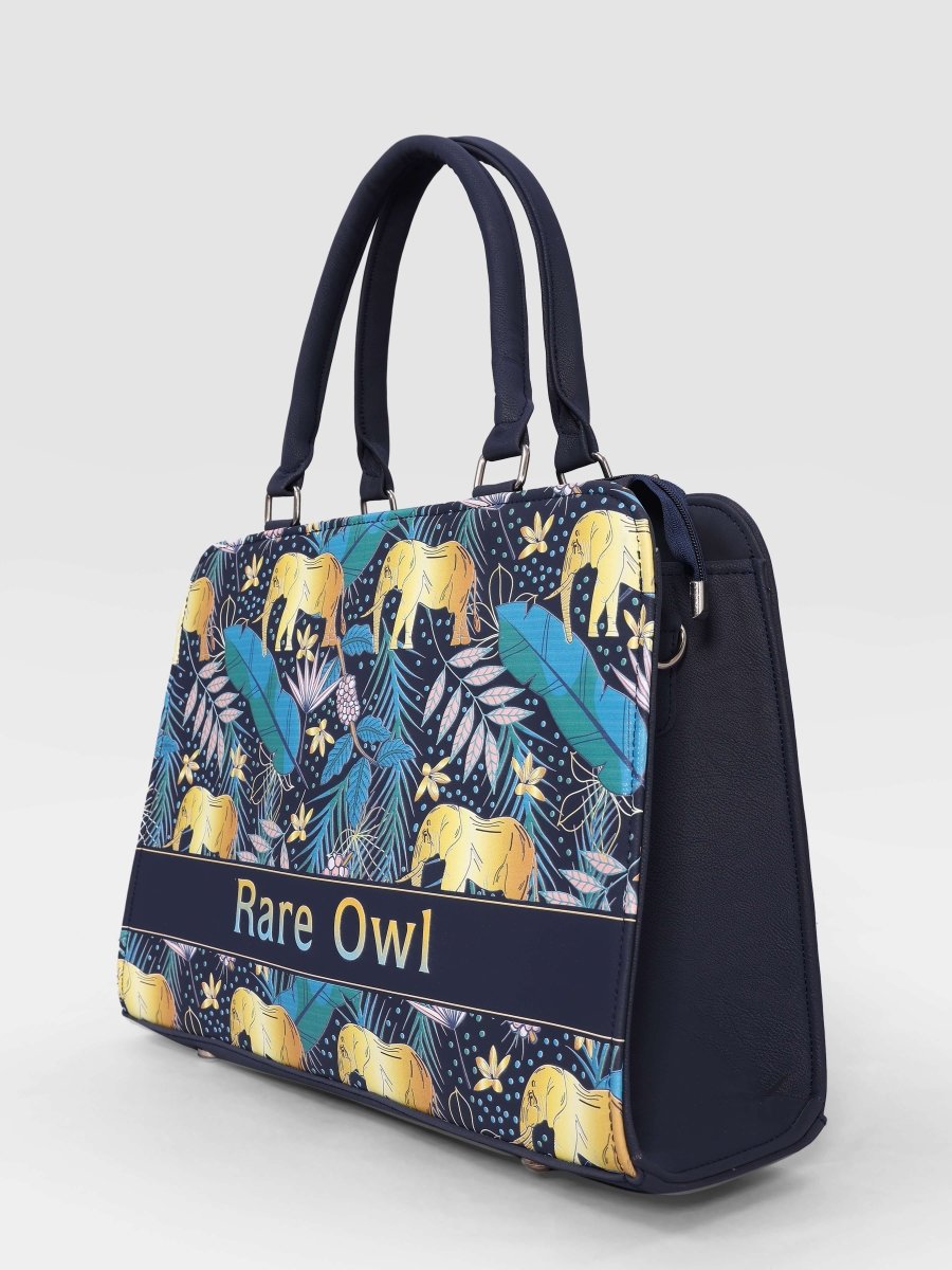 Royal Elephants Customized Tote Bag for Women | Rare Canvas - Rare Owl