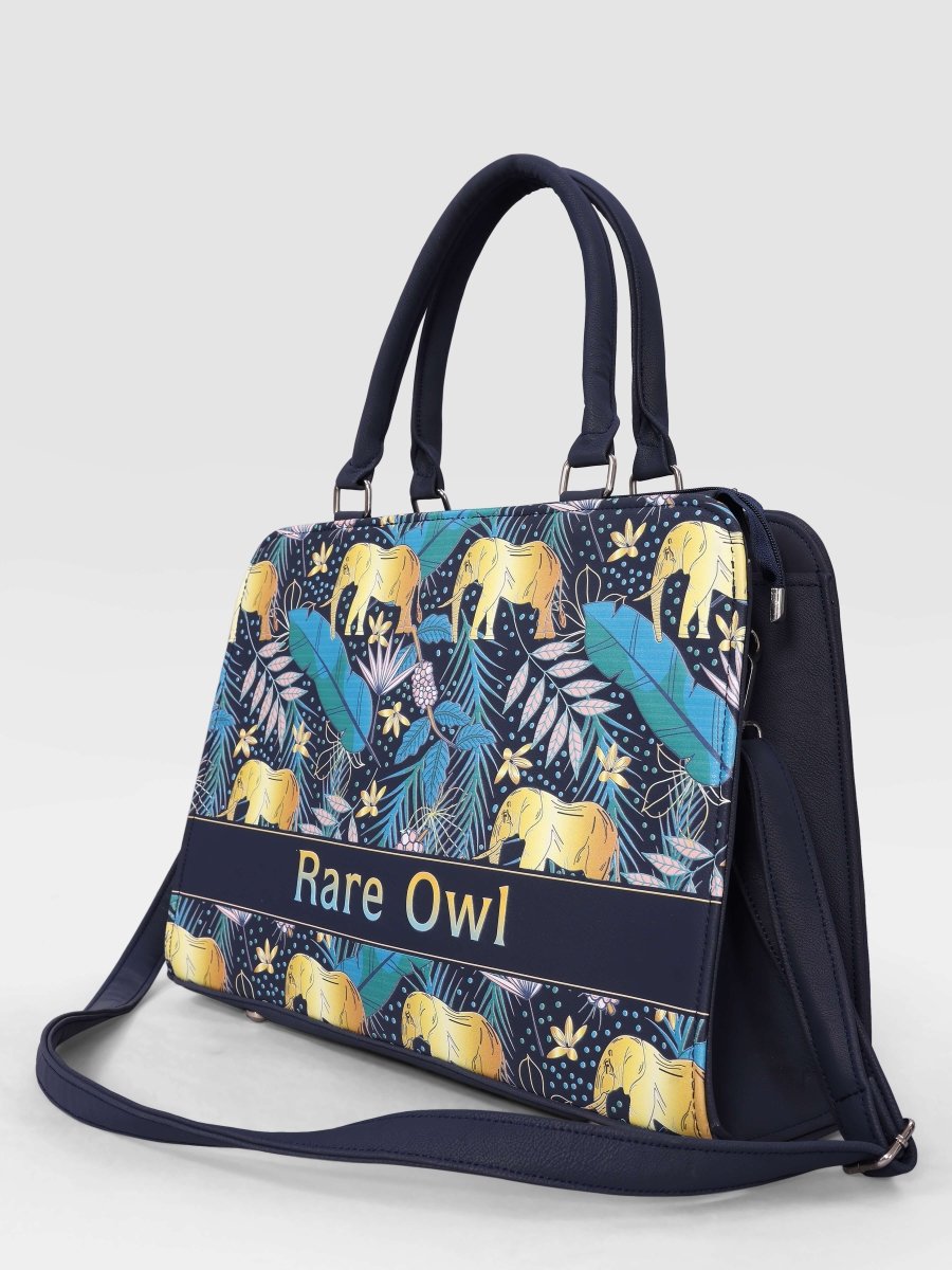 Royal Elephants Customized Tote Bag for Women | Rare Canvas - Rare Owl