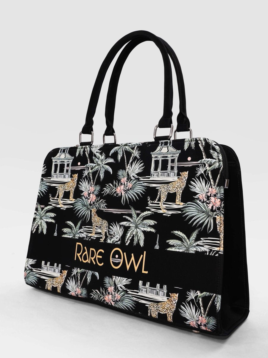 Safari Bliss Customized Tote Bag for Women | Rare Canvas - Rare Owl