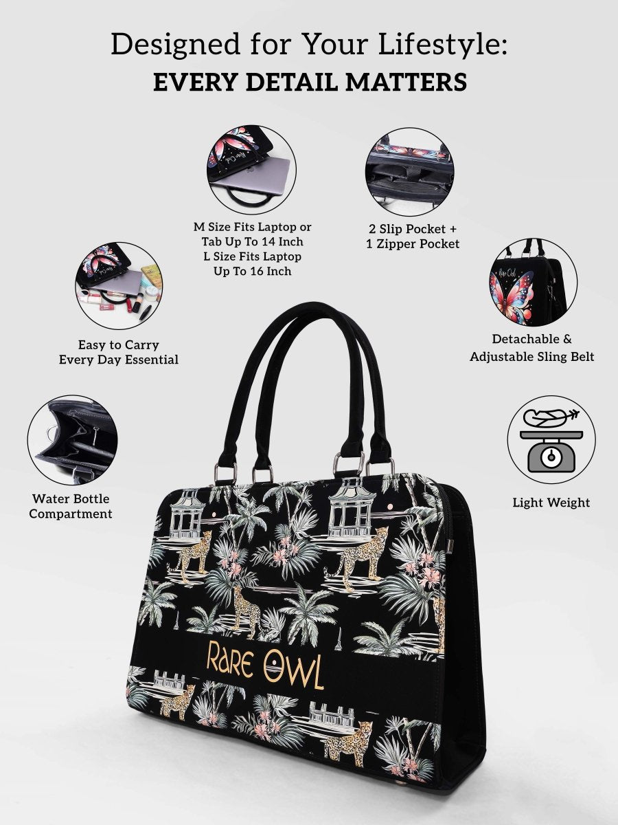 Safari Bliss Customized Tote Bag for Women | Rare Canvas - Rare Owl