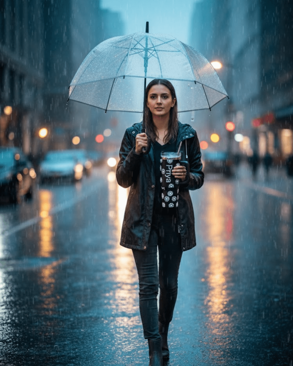 Victorian Bloom Handmade Rhinestone Customized Name Tumbler - Rare Owl