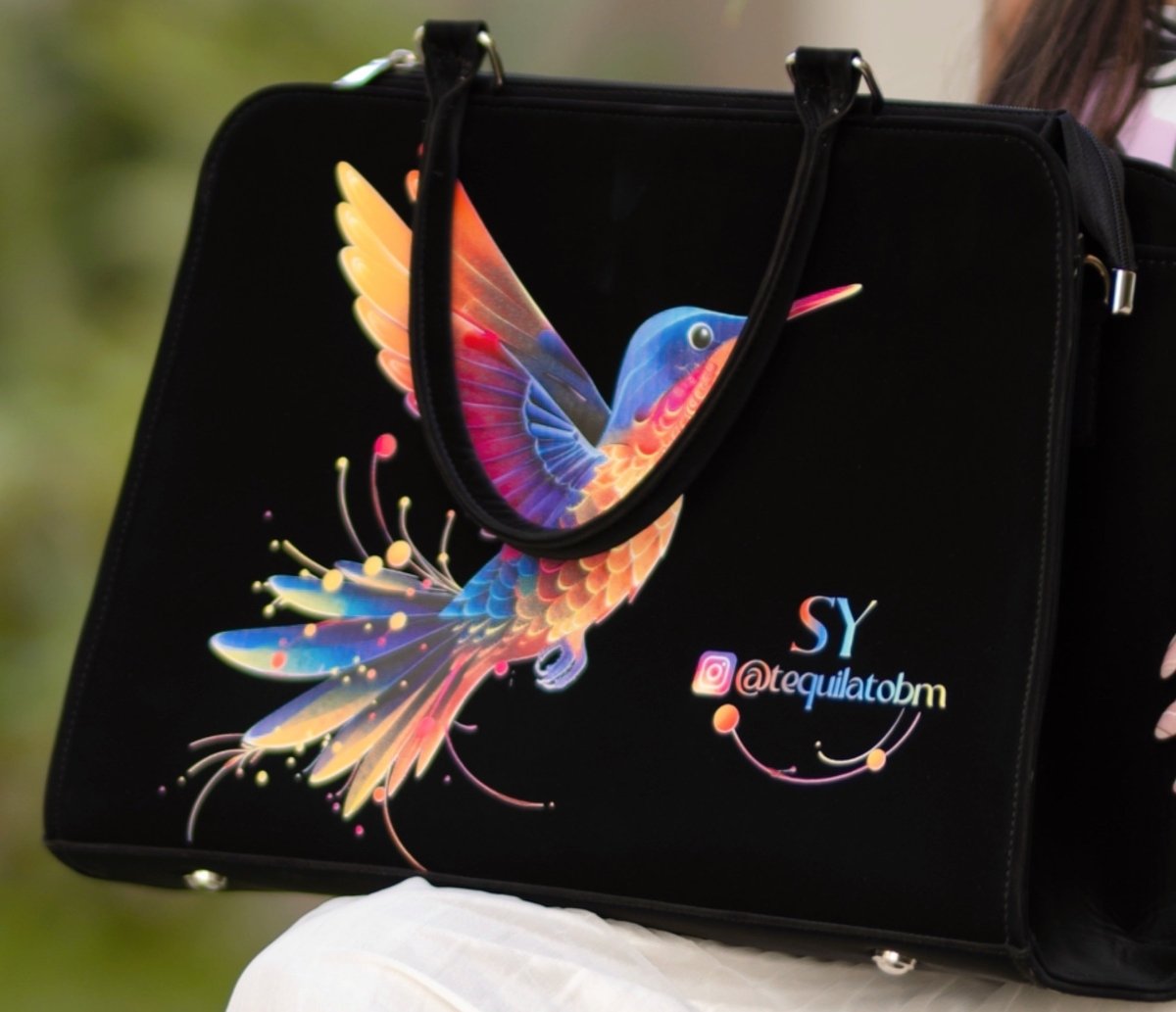 Wings of Grace Customized Name Tote Bag for Women | Rare Minimal - Rare Owl