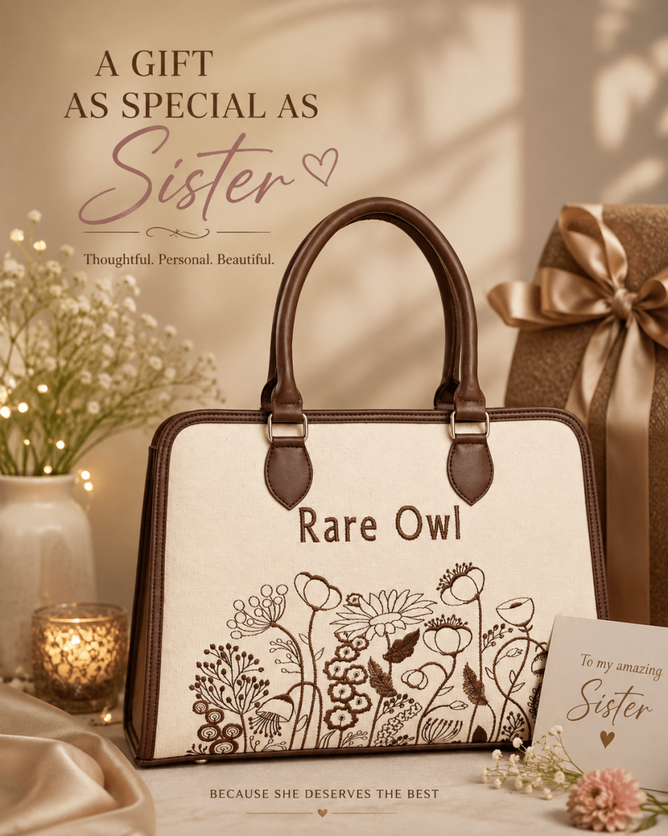 A Thoughtful Gift for Sister: Why a Customized Tote Bag Makes It Extra Special - Rare Owl