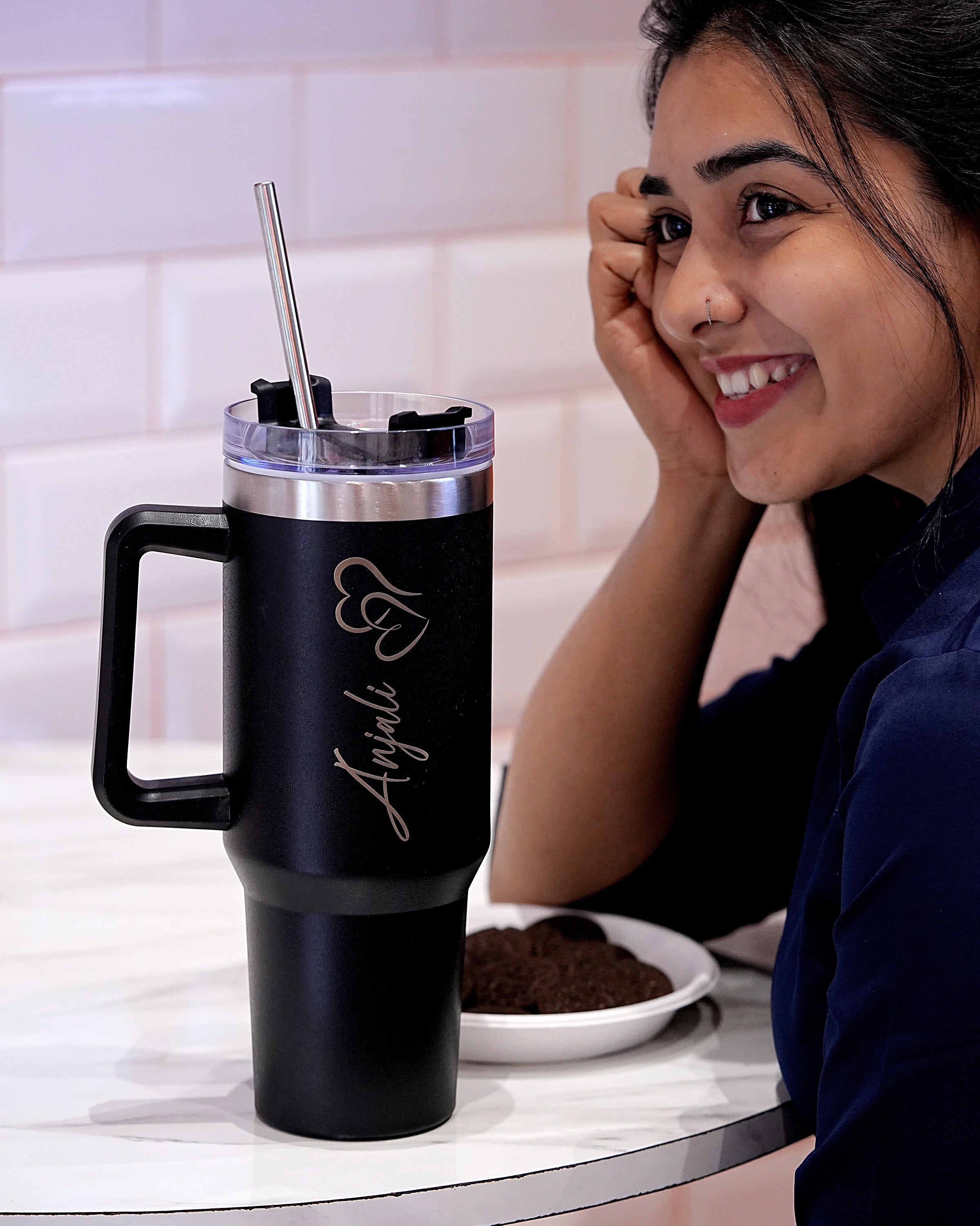 Mood Mug Customized Name & Emoji Tumbler