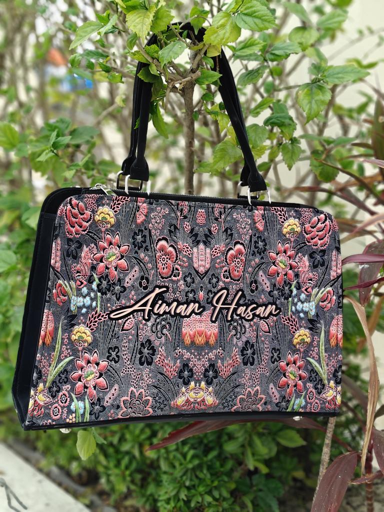 Allure Essence Customized Name Tote Bag for Women | Rare Canvas