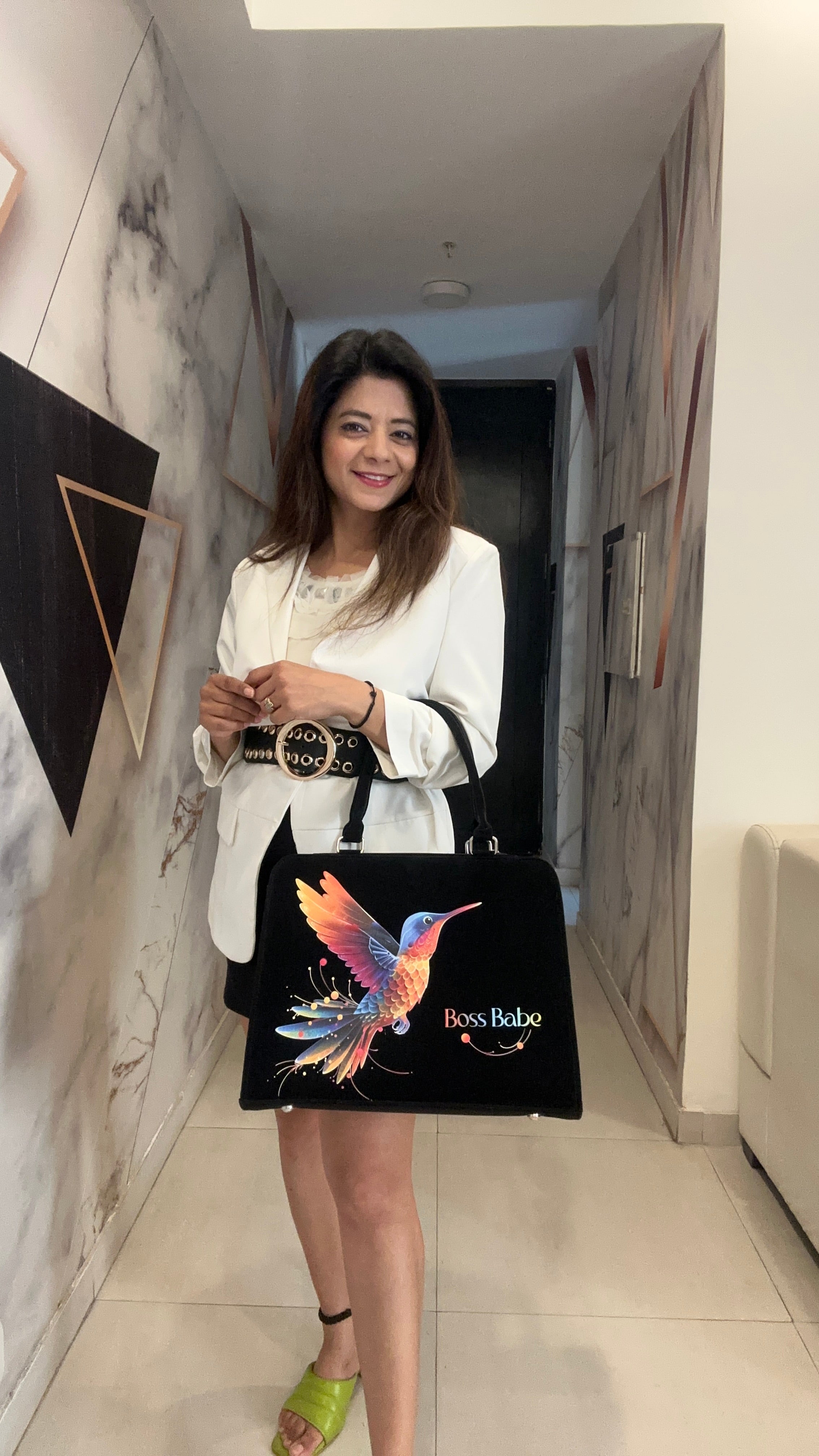 Wings of Grace Customized Name Tote Bag for Women | Rare Minimal