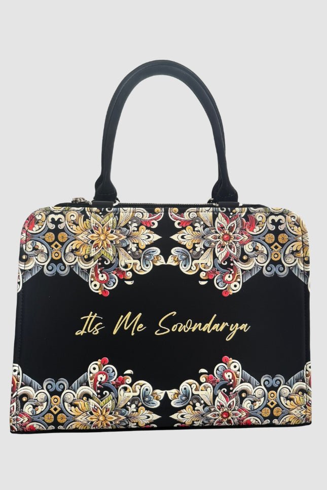 Antique Tapestry Customized Name Tote Bag for Women | Rare Canvas - Rare Owl