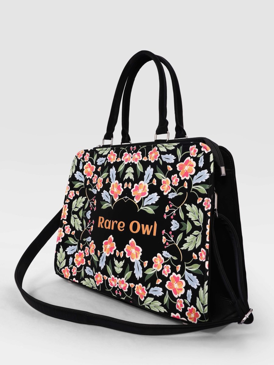 Blooming Art Customized Tote Bag for Women | Rare Canvas - Rare Owl