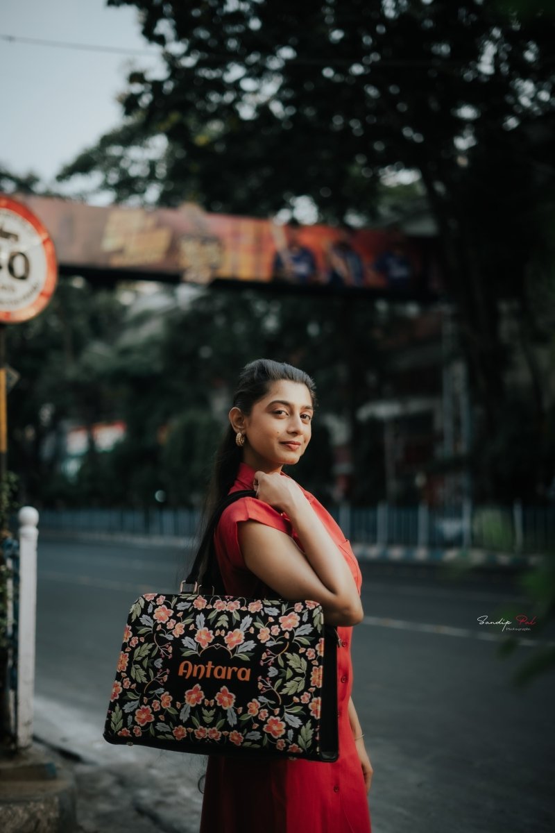 Blooming Art Customized Tote Bag for Women | Rare Canvas - Rare Owl