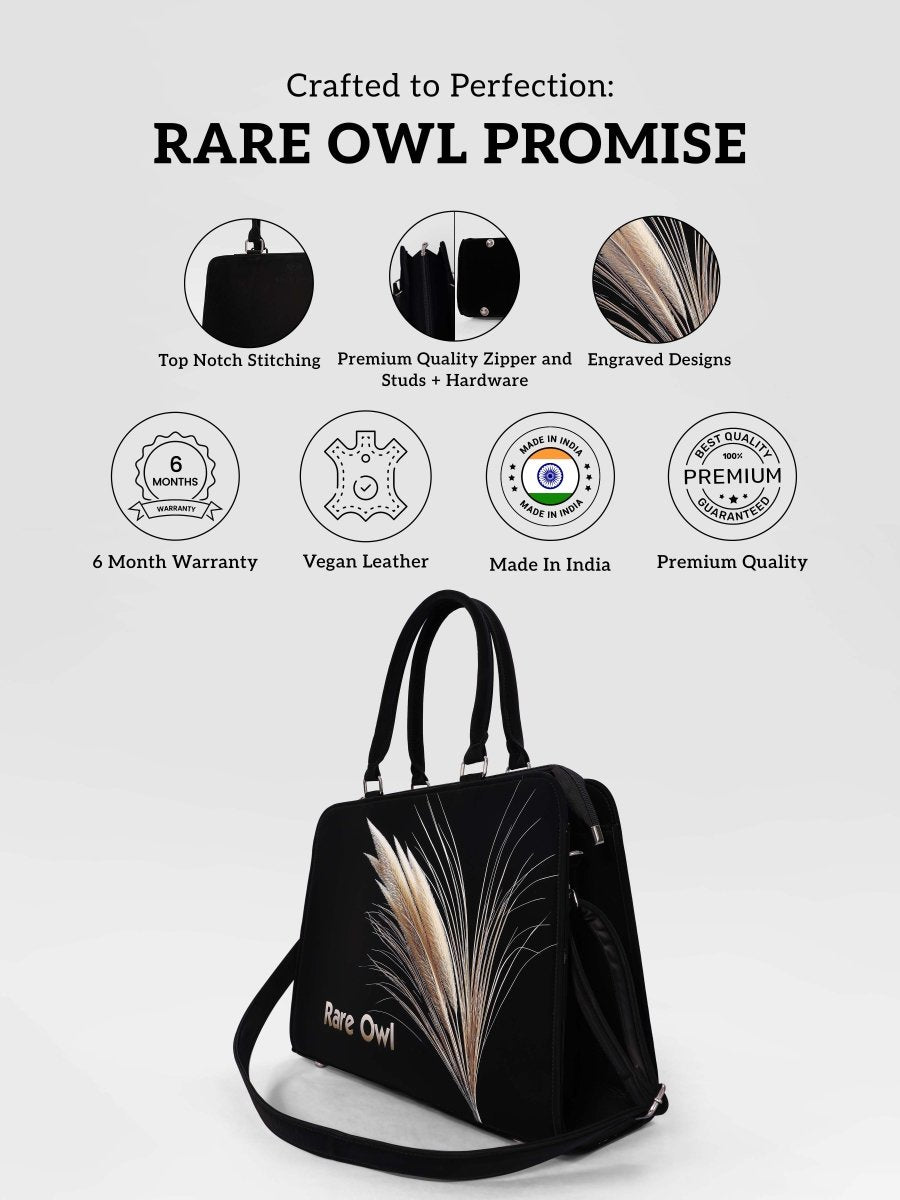 Golden Grain Customized Tote Bag for Women | Rare Minimal - Rare Owl