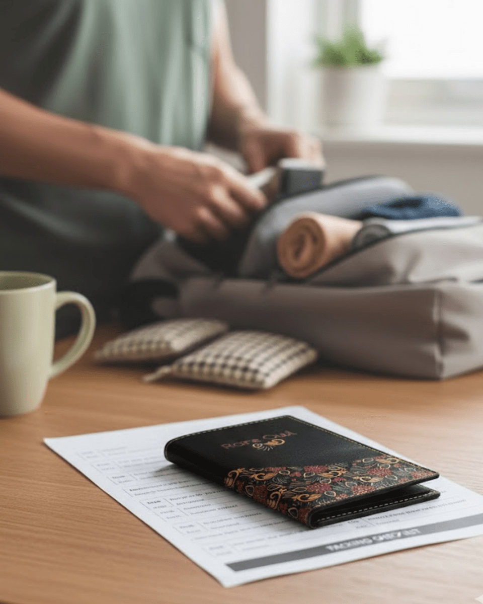 Henna Petals Customized Name Passport Cover - Rare Owl