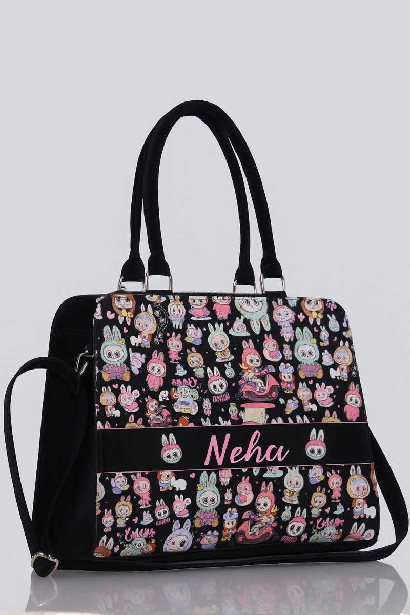 Labubu The Monster Customized Tote Bag for Women | Rare Canvas - Rare Owl