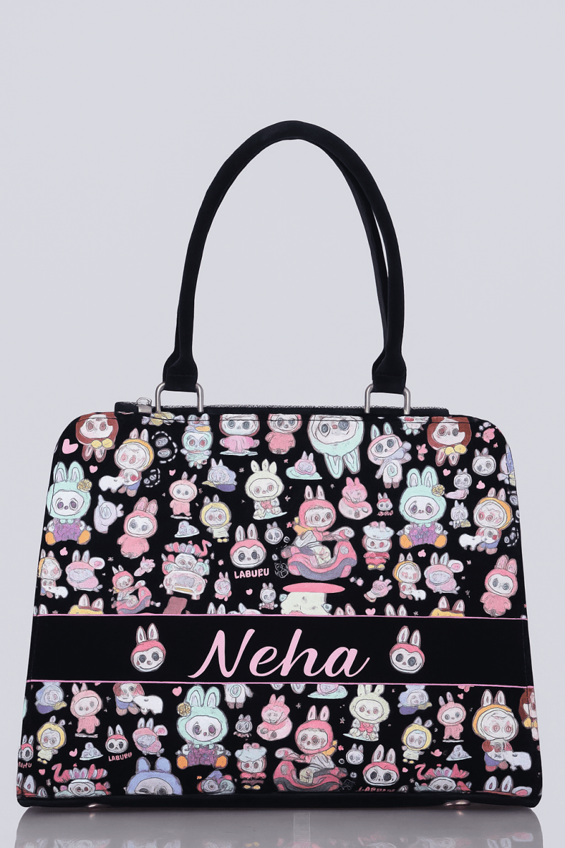 Labubu The Monster Customized Tote Bag for Women | Rare Canvas - Rare Owl