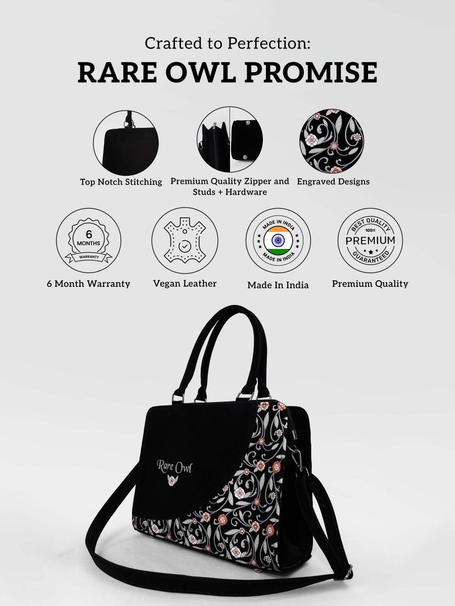 Leafy Serenity Customized Tote Bag for Women | Rare Curve - Rare Owl