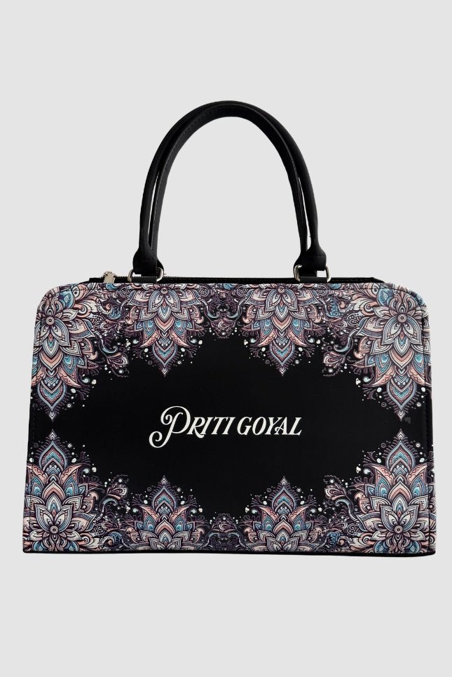 Nocturne Aura Customized Name Tote Bag for Women | Rare Canvas - Rare Owl